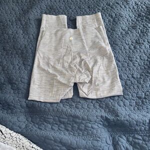 Striped Gray and White Fabric